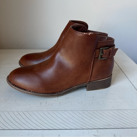 Nina Brown Ankle Booties Women’s Size 5 NWOT - Picture 1 of 11
